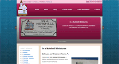 Desktop Screenshot of inanutshellminis.com
